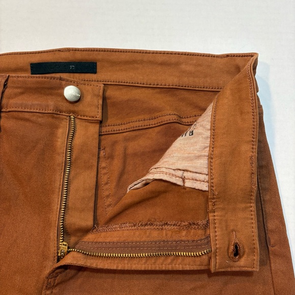 Joe’s Jeans The Callie High Rise Cropped Boot Leather Brown, Size 31 - Picture 6 of 15